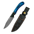 InLeung Damascus Steel Chef Knife – 10" Wood Handle Kitchen Blade