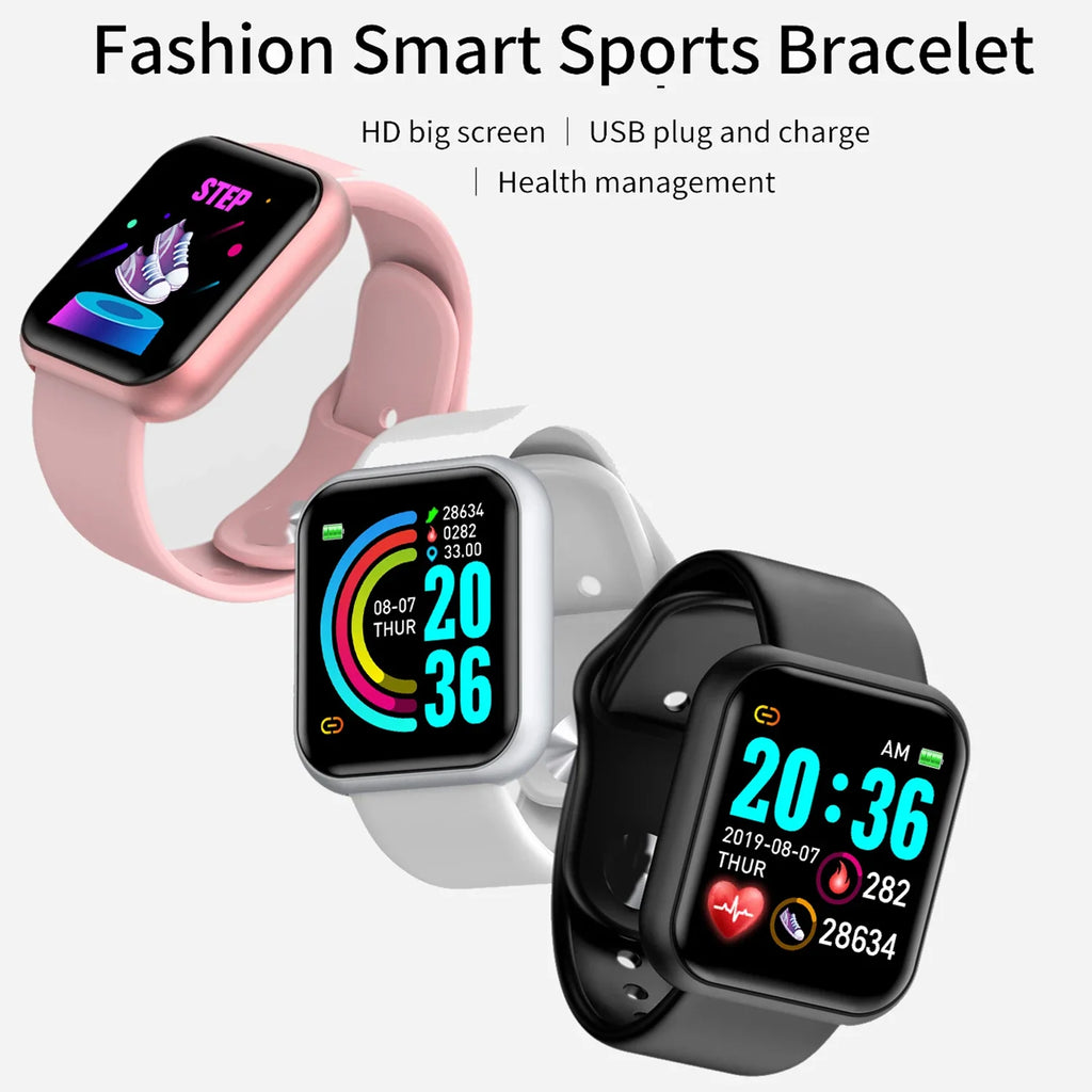 CHAOGENB Smart Watch – Fitness Tracker, Heart Rate & Sleep Monitor