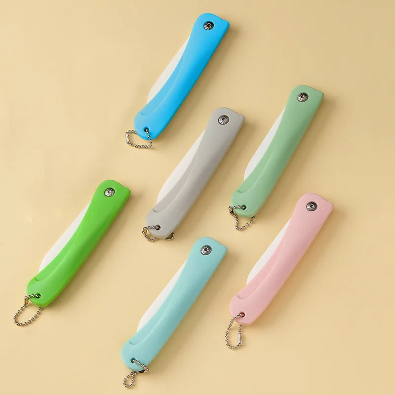 Ceramic Fruit Knife – Folding Paring Knife with Sleeve