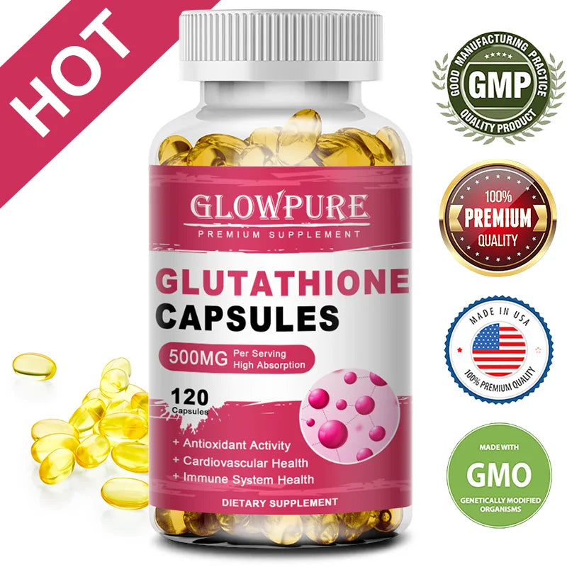 Glutathione Capsules – Skin Brightening, Daily Immune Support