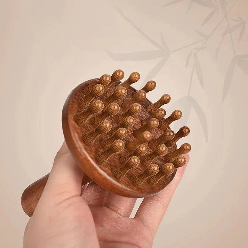 Wooden Mushroom Massager – Gua Sha Body Massage Tool