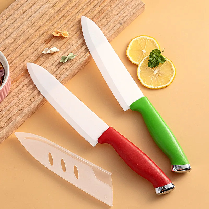 Professional Ceramic Fruit Knife Set with Sleeve – 1 or 3 Piece