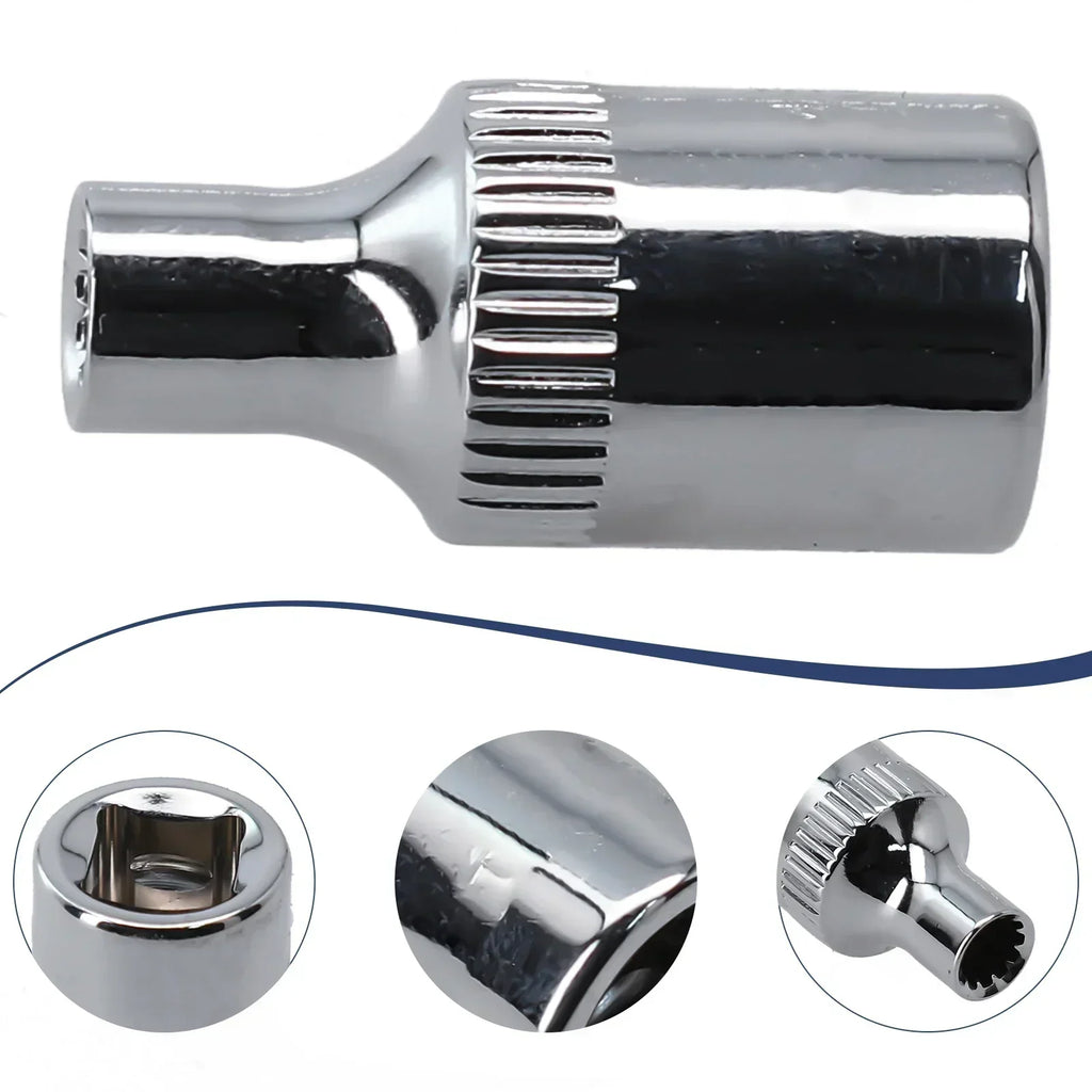 12-Point Mirror Short Socket Bit | 1/4" Drive 4–14mm