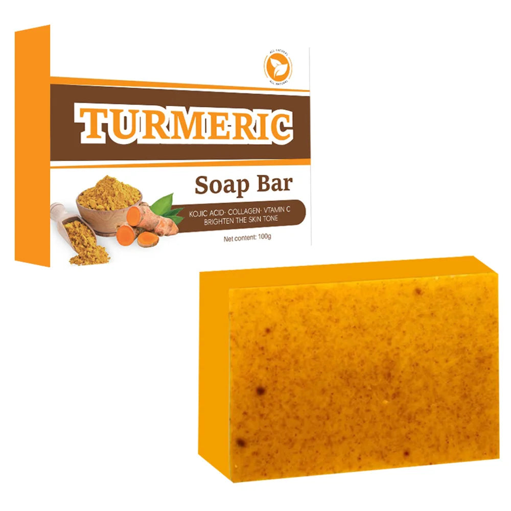 Lemon Turmeric Kojic Acid Glowing Soap Handmade Brightening