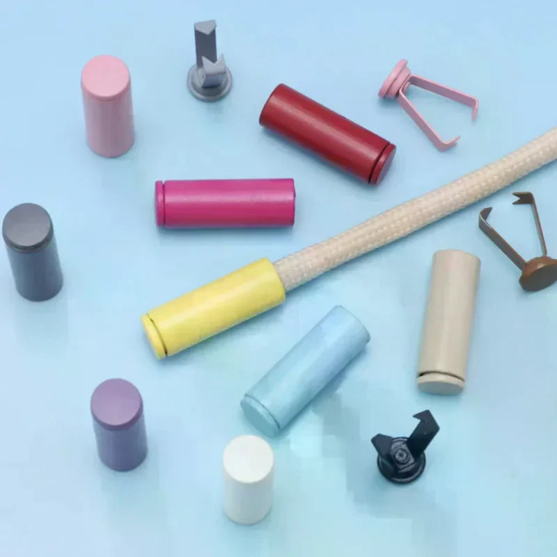 10-Pack Metal Cord End Locks for Bags, Shoes & Garments