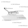 5-Slot Stainless Steel Vertical Plate & Cutting Board Rack
