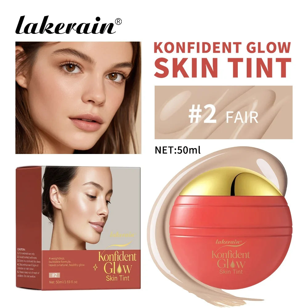 Konfident Glow Skin Tint Foundation – Waterproof, Hydrating, 30ml