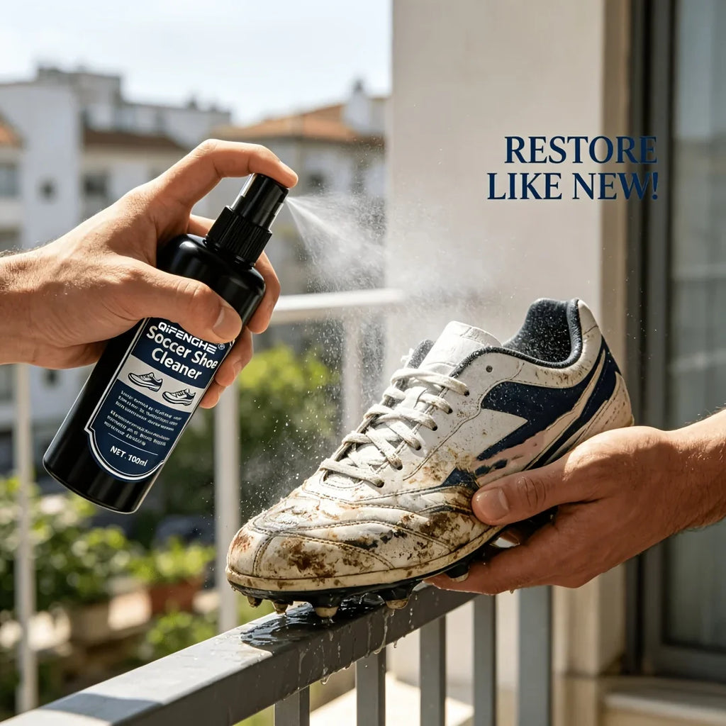 Soccer Shoe Cleaner Spray – Sneaker Restorer for Cleats & Boots