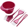 5-Piece Salon Hair Dye Kit – Coloring Brush & Bowl Set