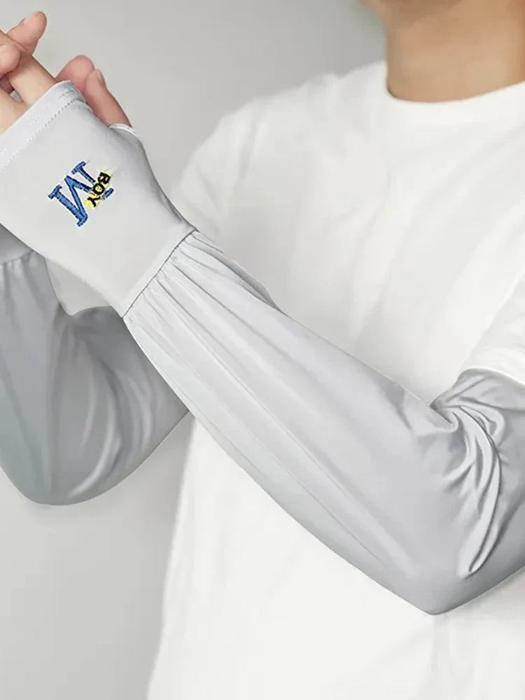 Men's UV Protection Ice Arm Sleeves | Cycling & Outdoor