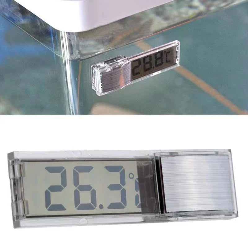 Aquarium Thermometer 3D Digital LED Electronic Fish Tank Temperature