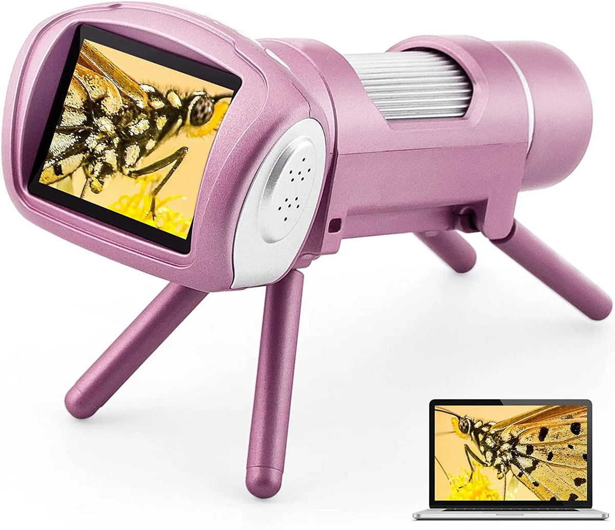Kids 3-in-1 Digital Microscope Camera – 2-Inch Screen STEM Toy