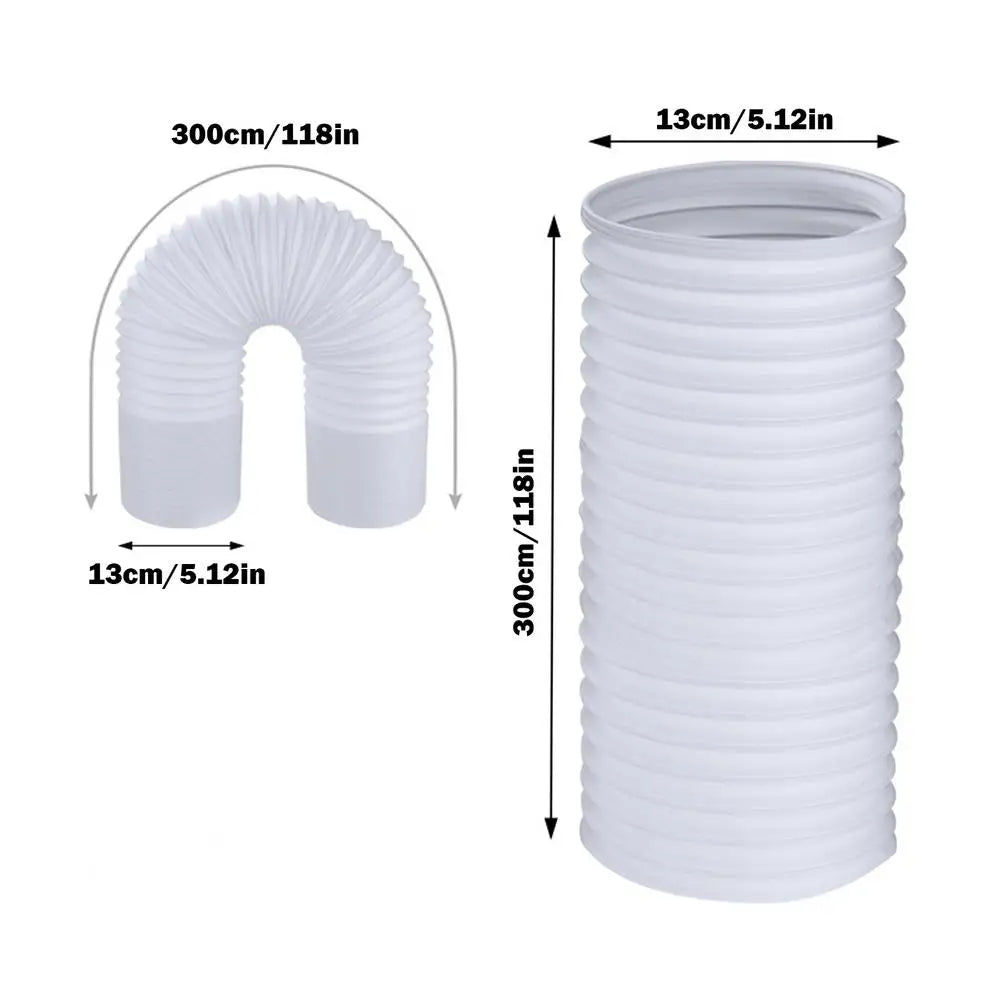 Portable AC Exhaust Hose Replacement – Flexible Vent Duct