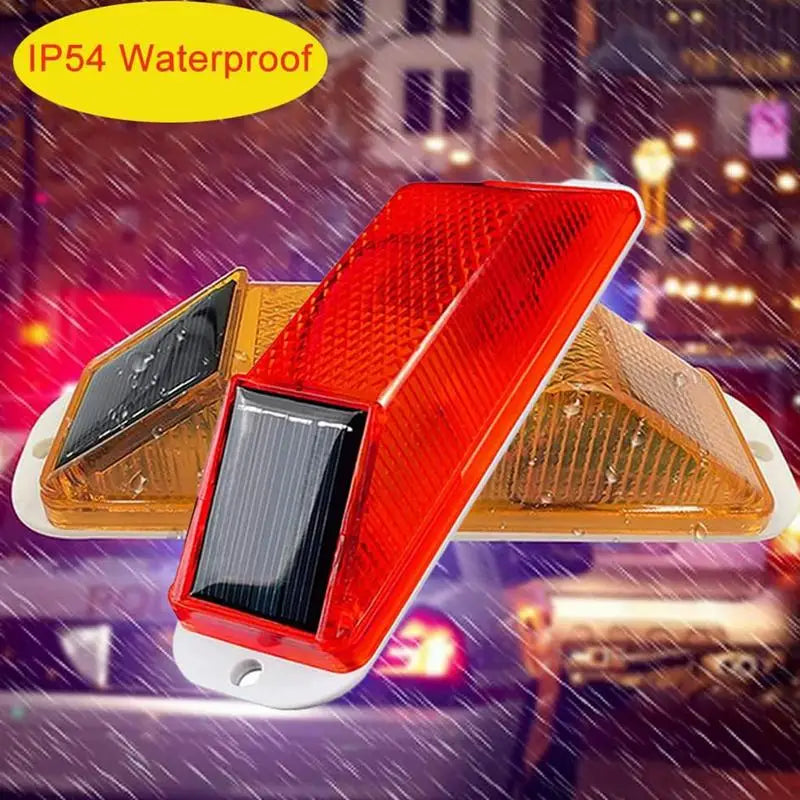 Warning LED Lamp Solar Strobe Chip Control Bridge Night Driving