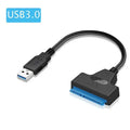 USB 3 0 SATA Cable External HDD SSD Hard Drive 22 Pin Adapter III