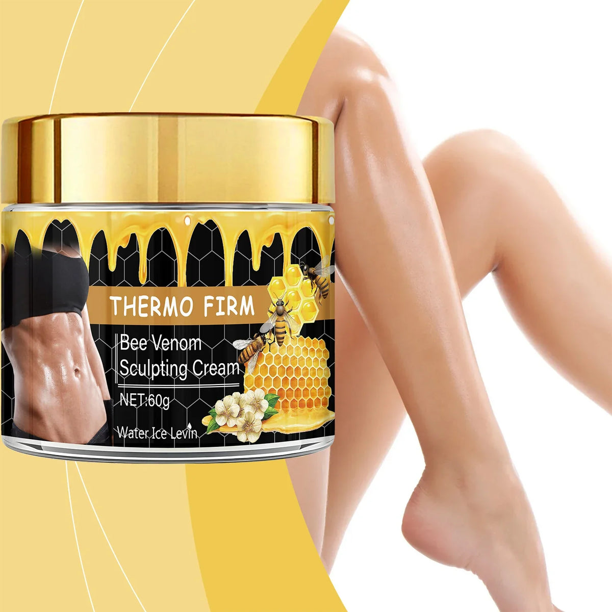 Bee Venom Sculpting Body Cream – Collagen & Hyaluronic Acid