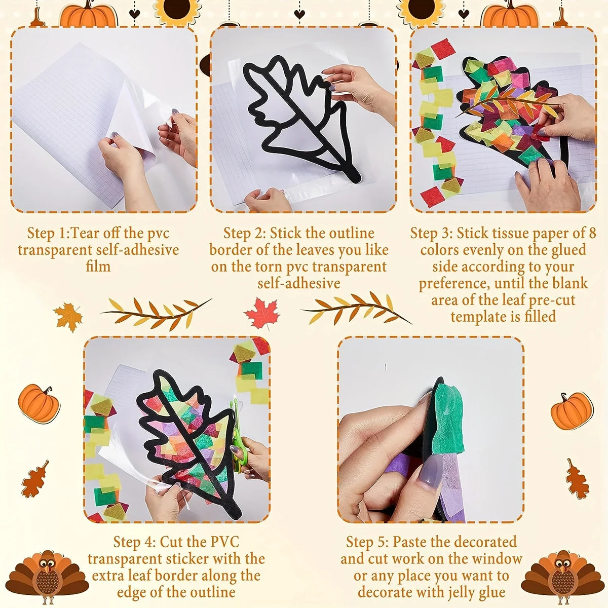 DIY Autumn Wreath Craft Kit – Thanksgiving & Holiday Gift