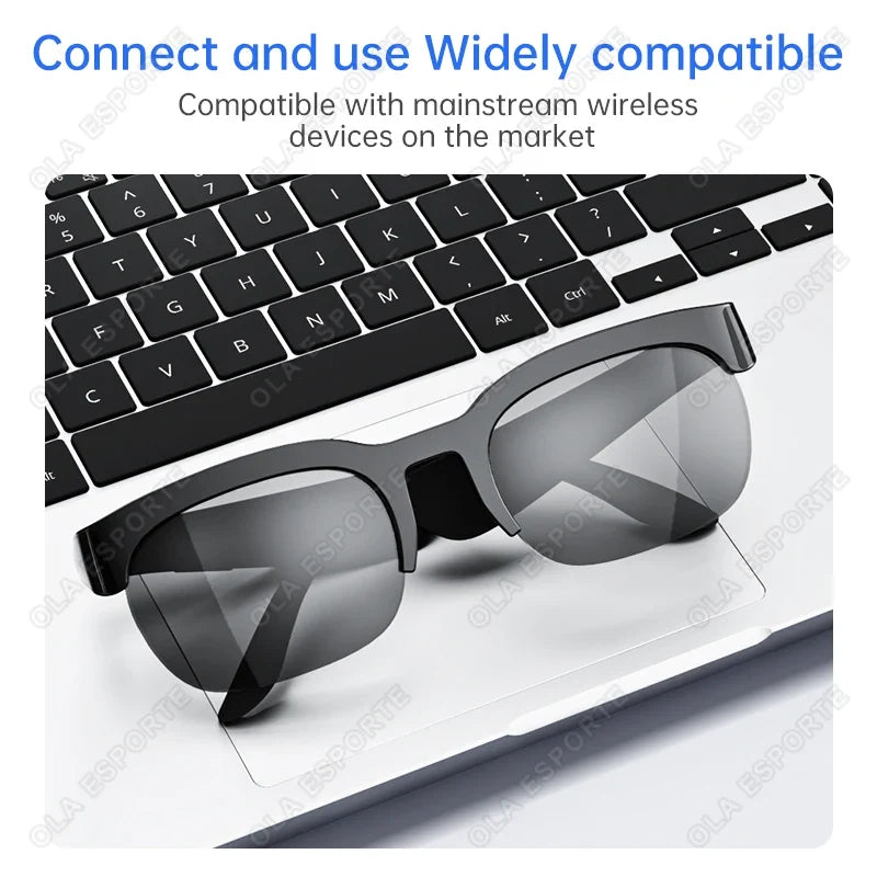 AI Smart Sunglasses – Bluetooth, Translation & Music