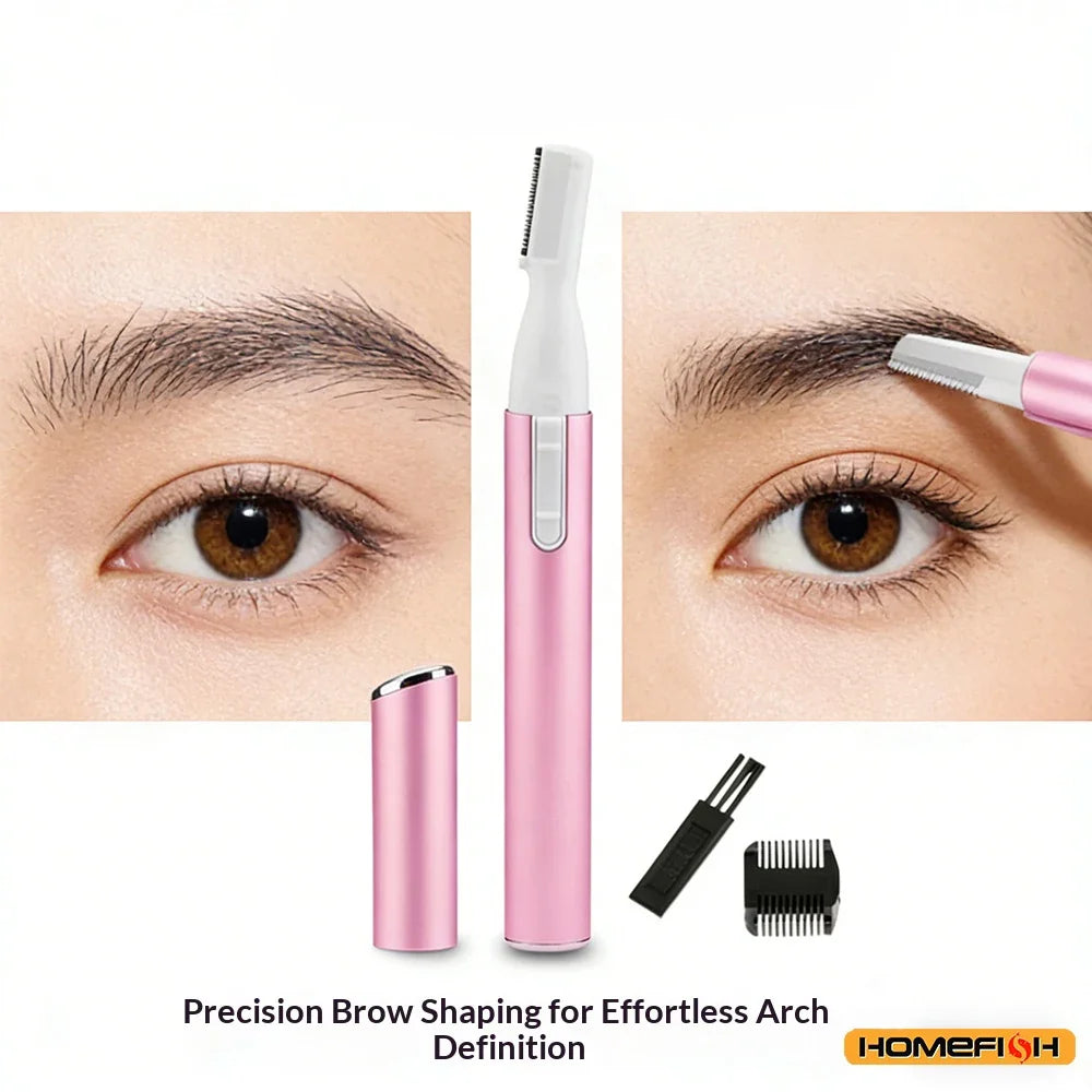 Mini Electric Eyebrow Shaver Facial Hair Remover Neck Lips Arms Legs