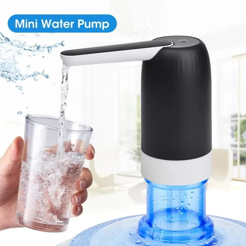 Automatic USB Water Bottle Pump – Mini Portable Dispenser