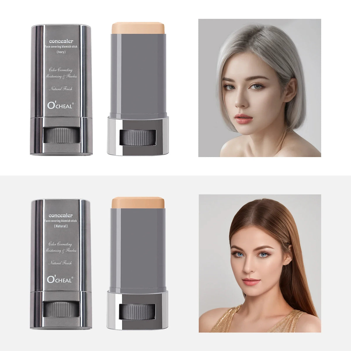 O'Cheal Contour & Concealer Stick – Long-Wear, Waterproof