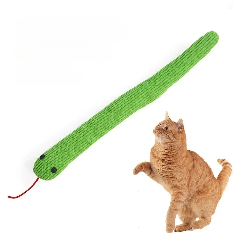 Cat Snake Crinkle Kick Toy | 37cm Interactive Kitten Teaser