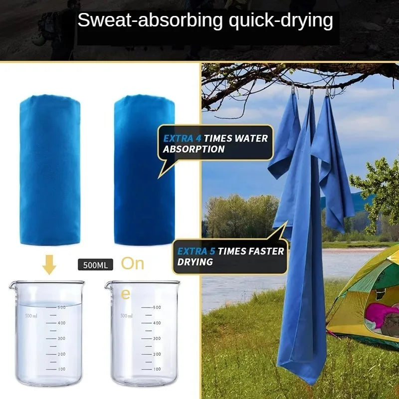 Quick-Dry Microfiber Towel Set – Lightweight Beach & Travel