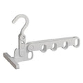 Portable Foldable Travel Hanger 5-Hook Clothes Drying Rack Hotel