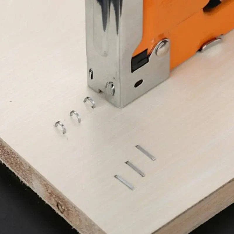 Heavy Duty 3-in-1 Manual Staple Gun Brad Nailer Alloy Steel
