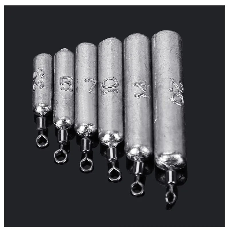 15-Piece Drop Shot Sinker Kit – 3.5g to 20g Fishing Weights