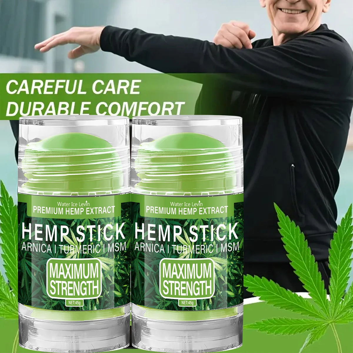 Hemp, Arnica & Turmeric Moisturizing Stick | Max Strength