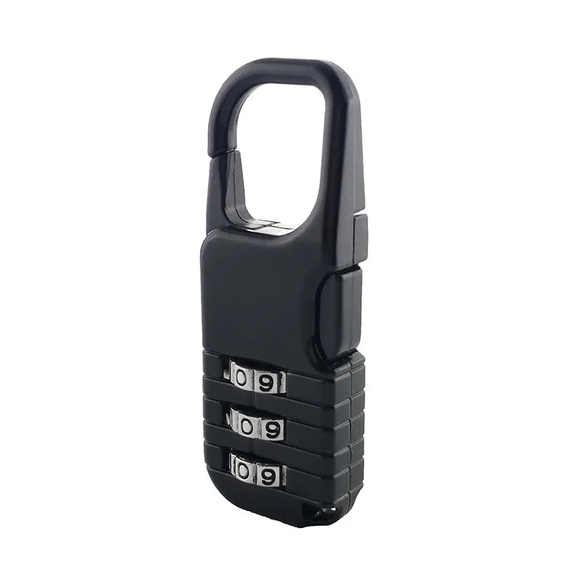 Portable Alloy Mini Lock Padlock Outdoor Travel Luggage Zipper