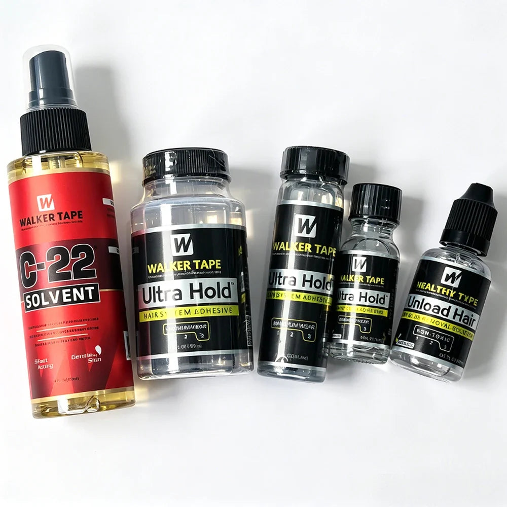 Walker Tape Ultra Hold Hair Adhesive & C22 Solvent Remover 4oz