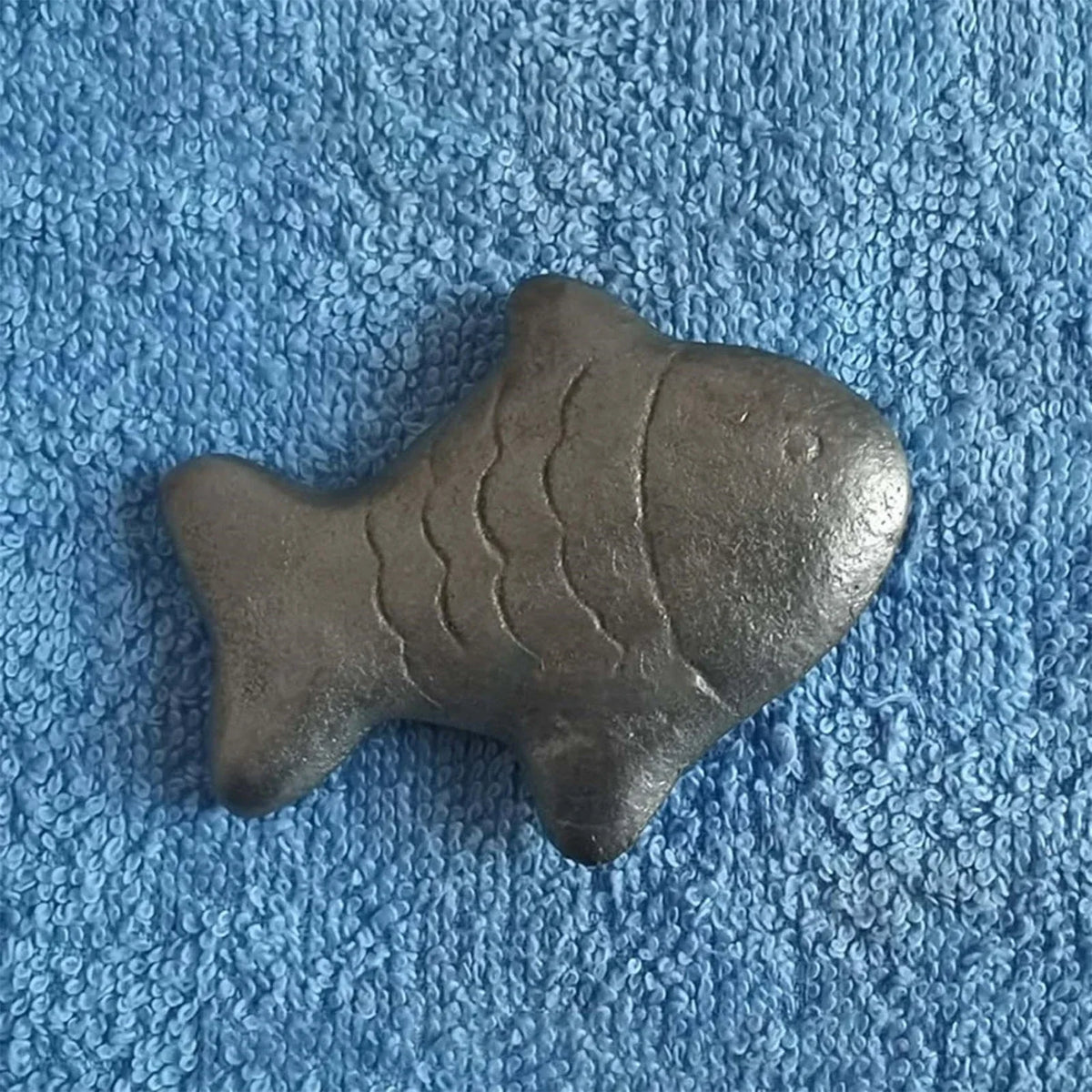 Vintage Cast Iron Fish Ornament | Double-Sided 3D Sculpture