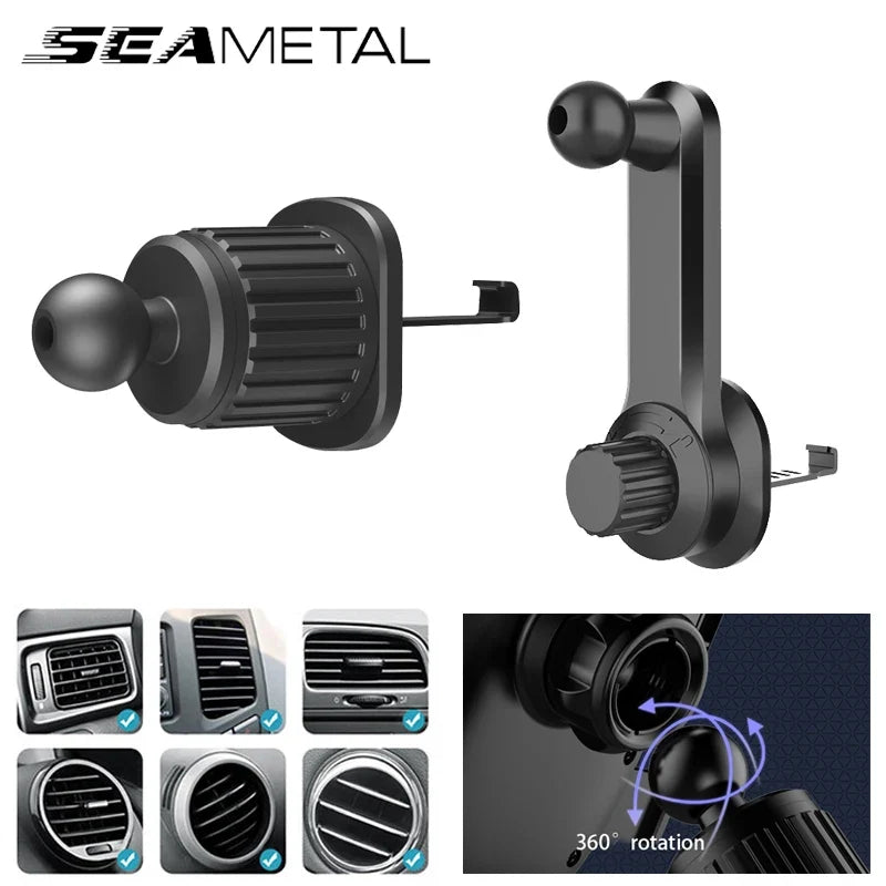 SEAMETAL Car Air Vent Phone Holder | 360° Universal Mount