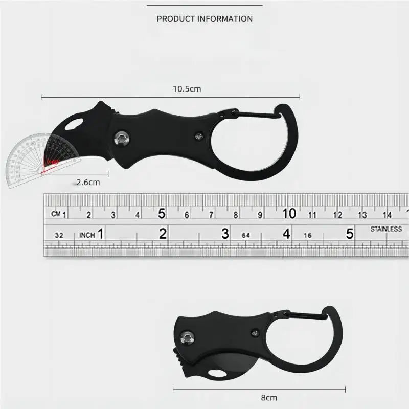 Mini Folding Pocket Knife – Stainless Steel Keychain Blade