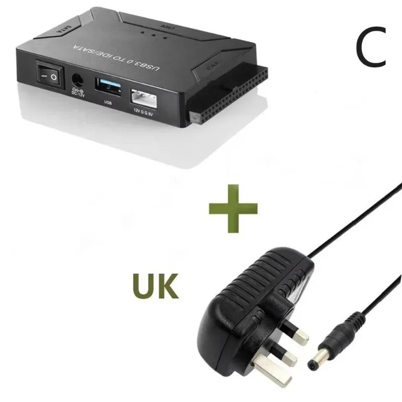 USB 3.0 to SATA Adapter Cable – HDD & SSD Data Transfer