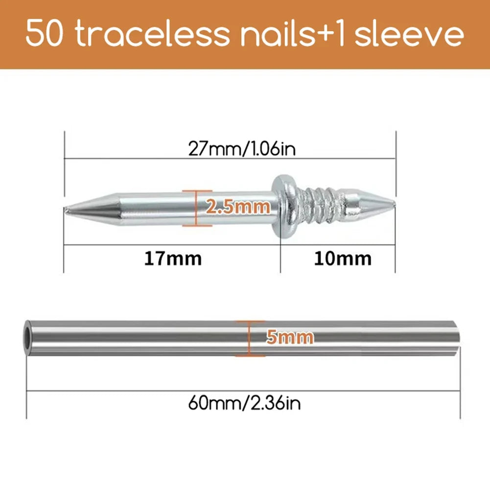 Seamless Double-Head Skirting Board Nails – Trace-Less 100–300pc