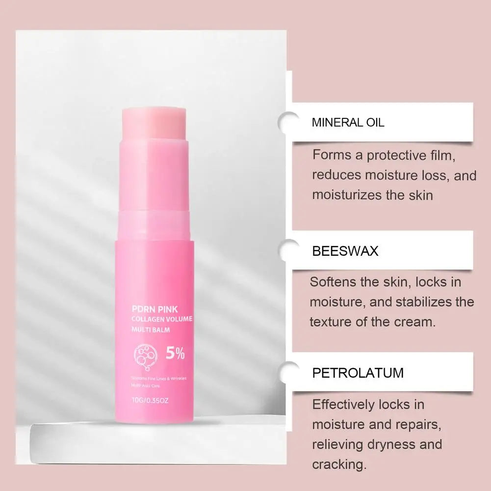 PDRN Pink Collagen Multi Balm Fine Line Smoothing Skin Deep Hydrating