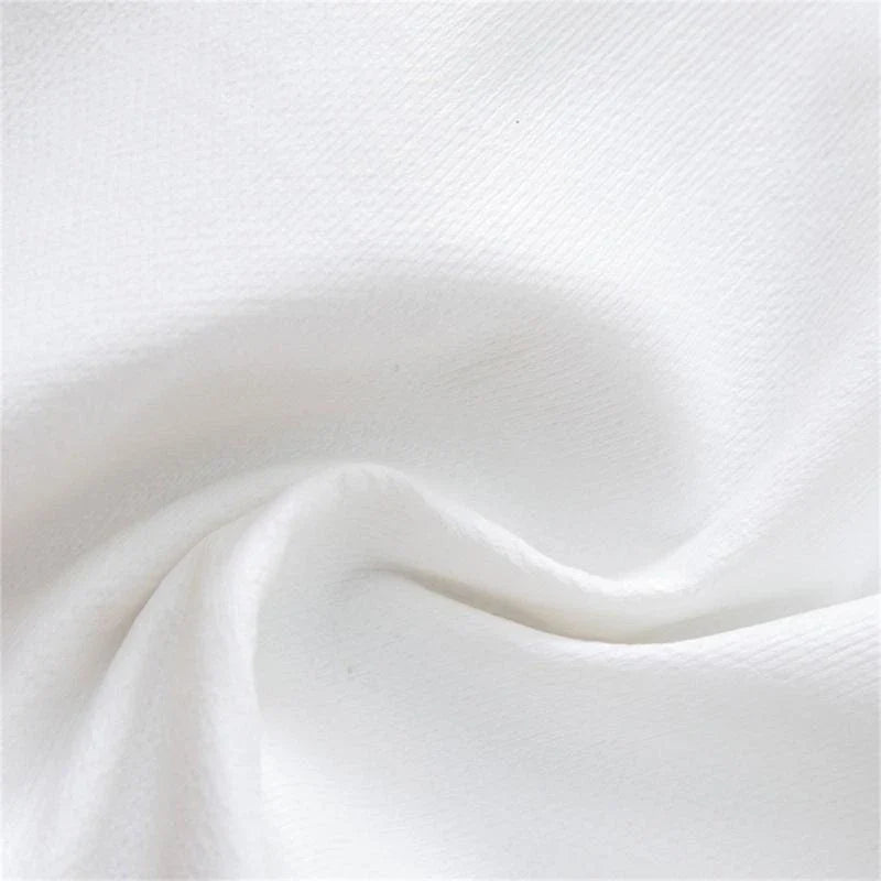 10-Pack White Cotton Baby Bibs | DIY Sublimation Blank Burp Cloths
