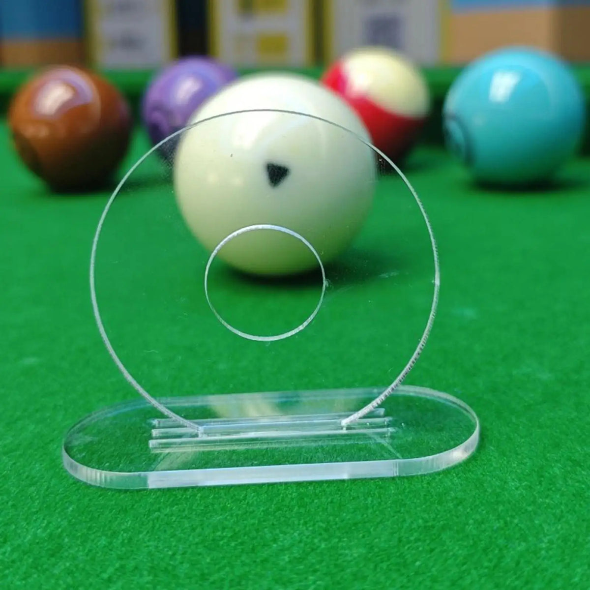 Billiards Rod Training Aids Pool Table Stick Practice 5 Holes Stable