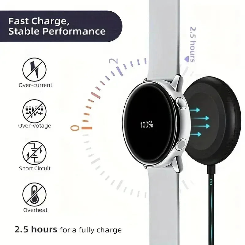 Wireless Charger for Samsung Galaxy Watch 5 Pro/4/3/Active/Gear