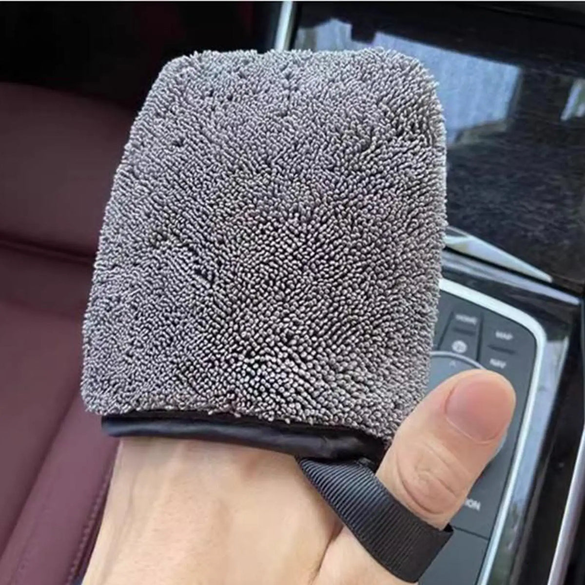 Double-Sided Car Wash Mitt Gloves | Interior Cleaning Tool