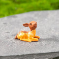 Mini Deer Realistic Elk Figurine Woodland Animal Figurines Desktop