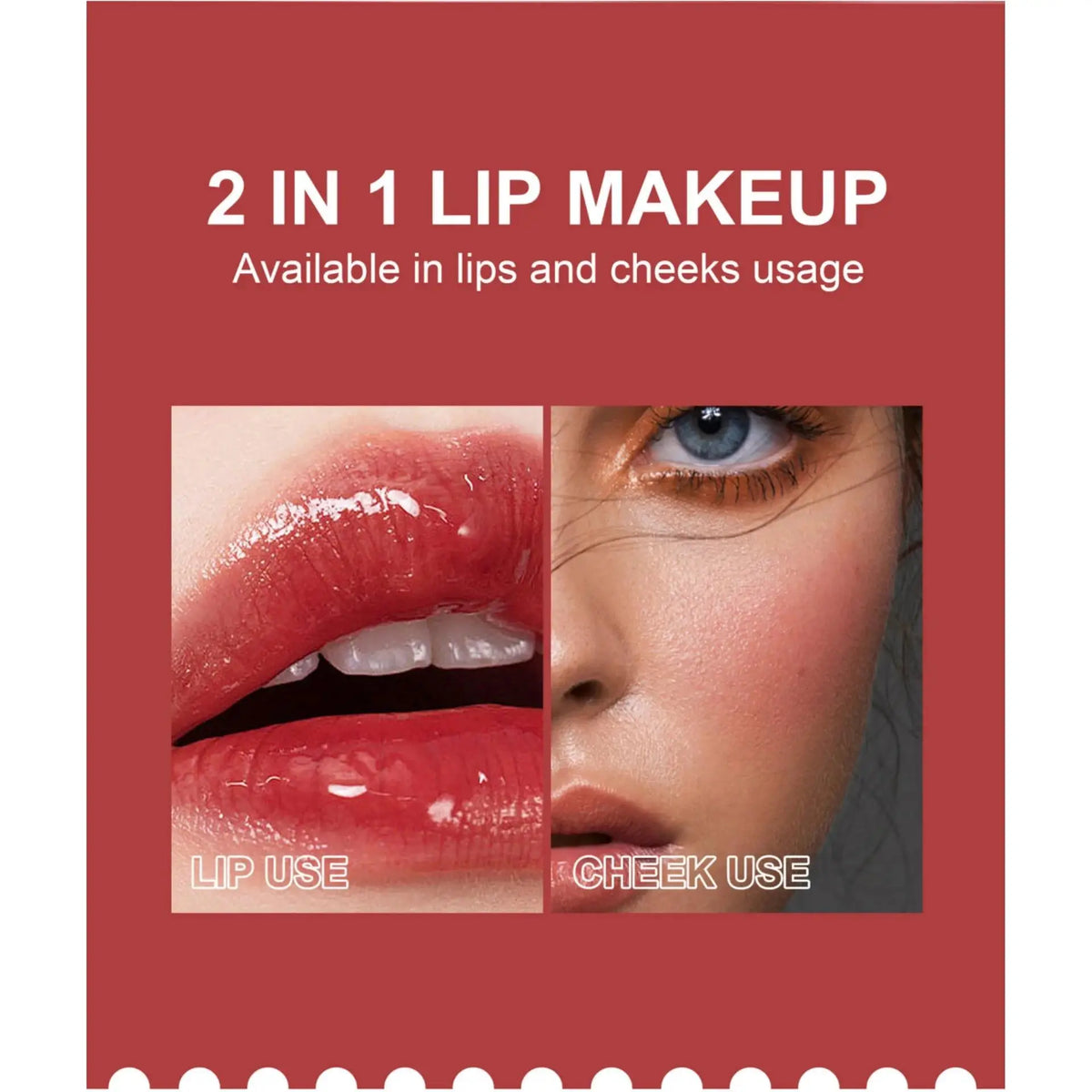 Handaiyan 6-Color Glossy Lip Stain & Cheek Tint | Long-Lasting