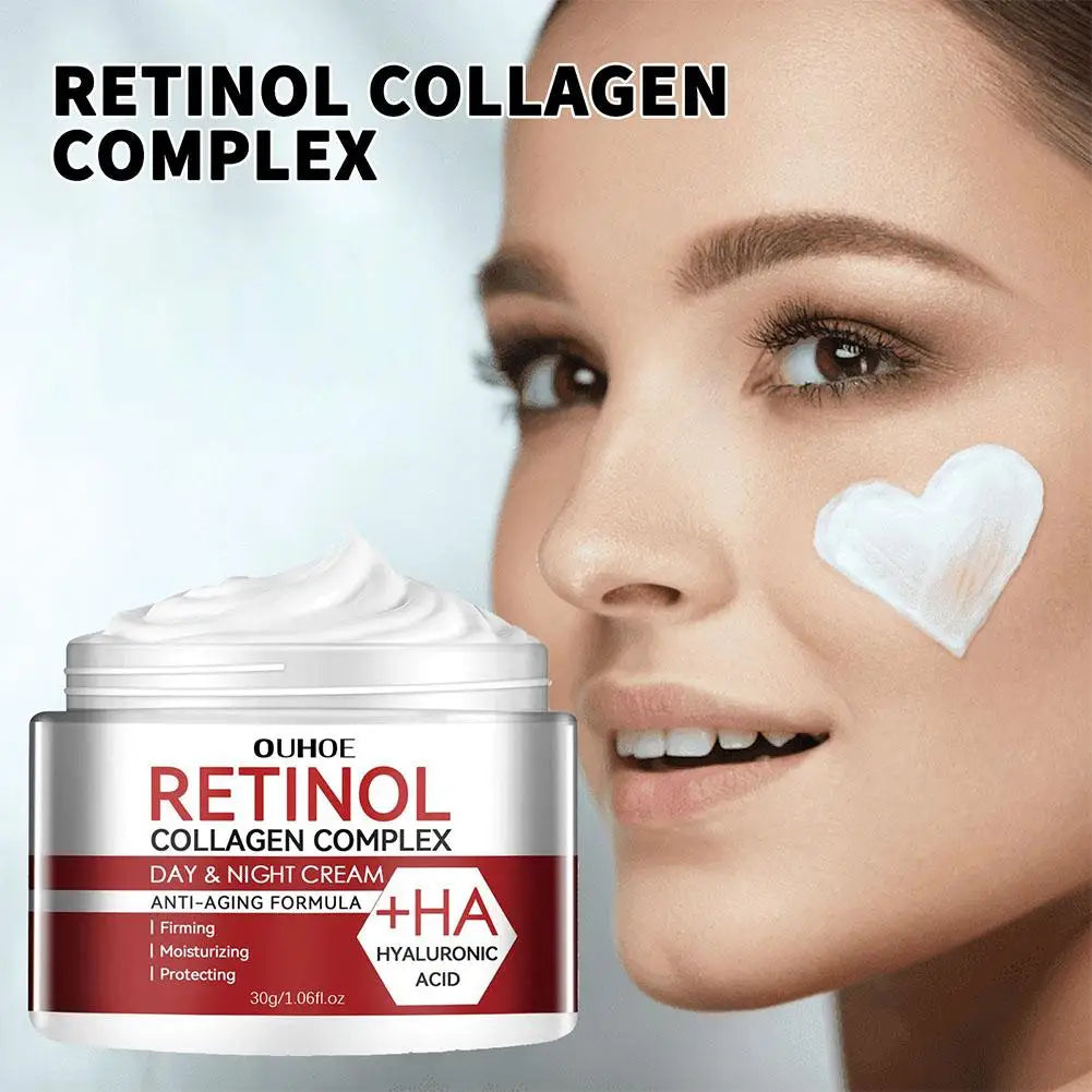 LAIKOU Retinol Collagen Night Cream – Anti-Aging Face Moisturizer