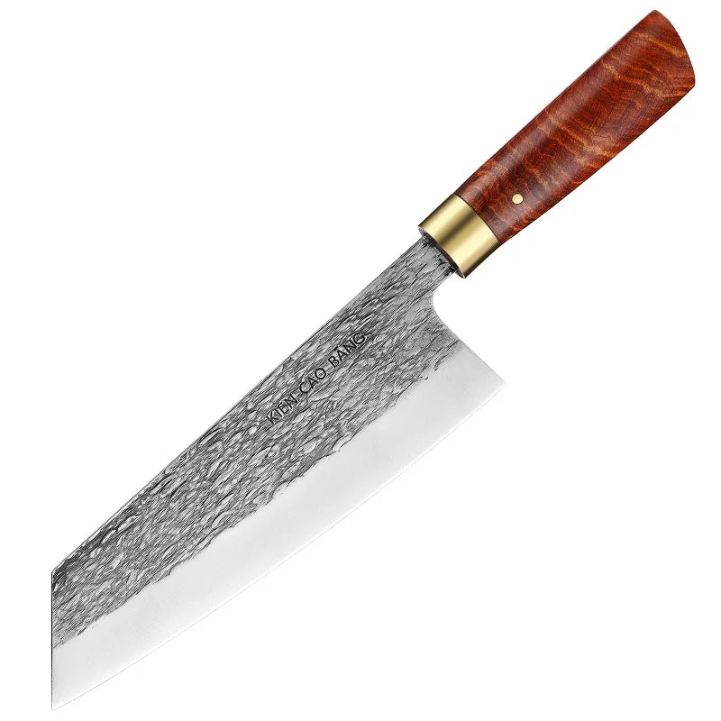 XUAN FENG Hand Forged Chef's Knife – D2 Steel, Wood Handle
