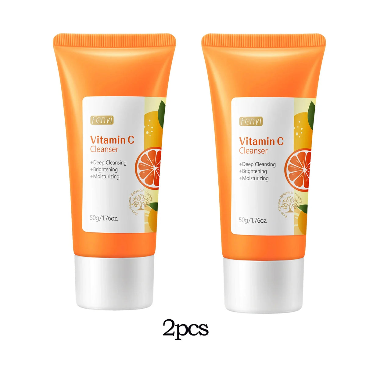 LAIKOU Vitamin C Facial Cleanser – Hydrating Foam Face Wash
