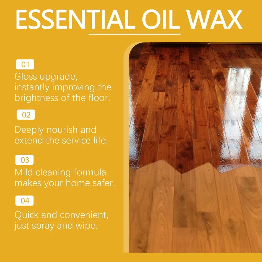 Natural Beeswax Furniture Polish Spray | Wood Care & Shine