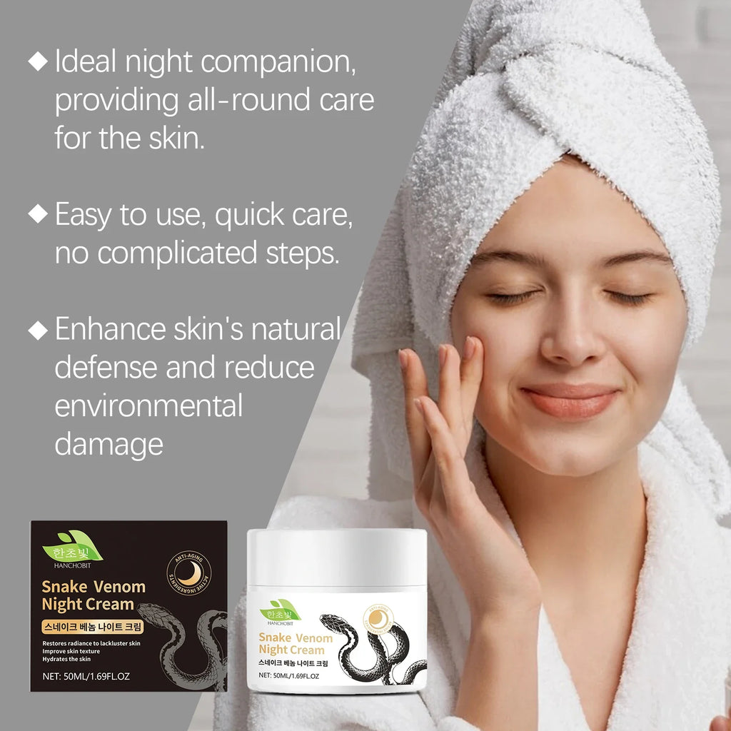 Snake Venom Night Cream – Deep Nourish & Smooth Skin | 50ml